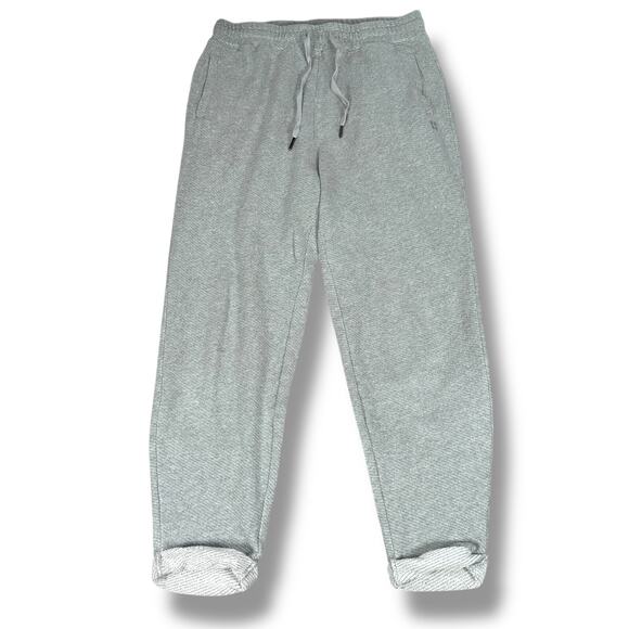 Sweaty Betty Nestle Up Taper Trouser Roll-up Cuff Joggers Womens 12 Gray Pockets - Picture 1 of 10